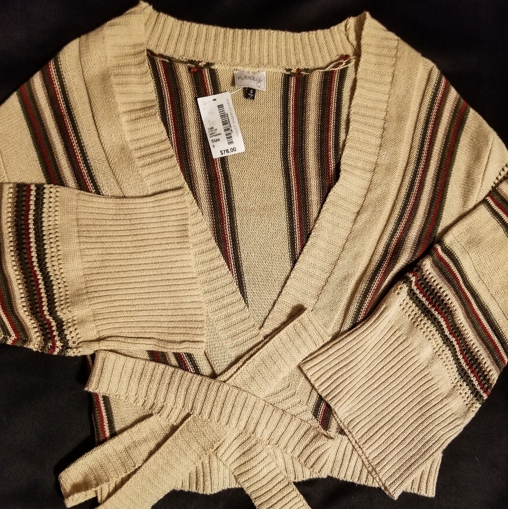 NWT Small Stripe Sweater